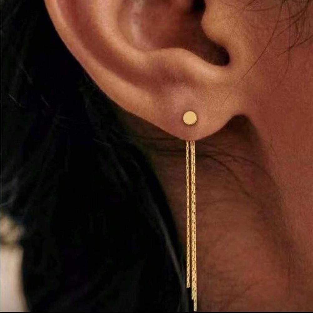 Chain Drop Earrings N1612